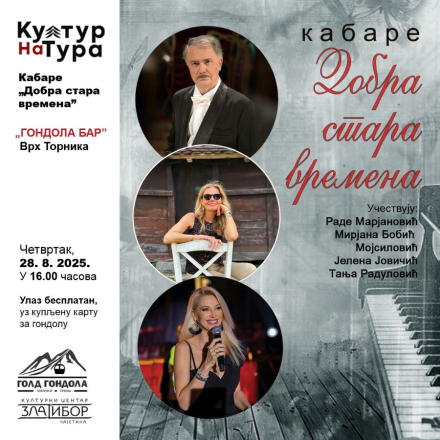 plakat, u levom delu napisali podaci. U desnom fotografije ucesnika